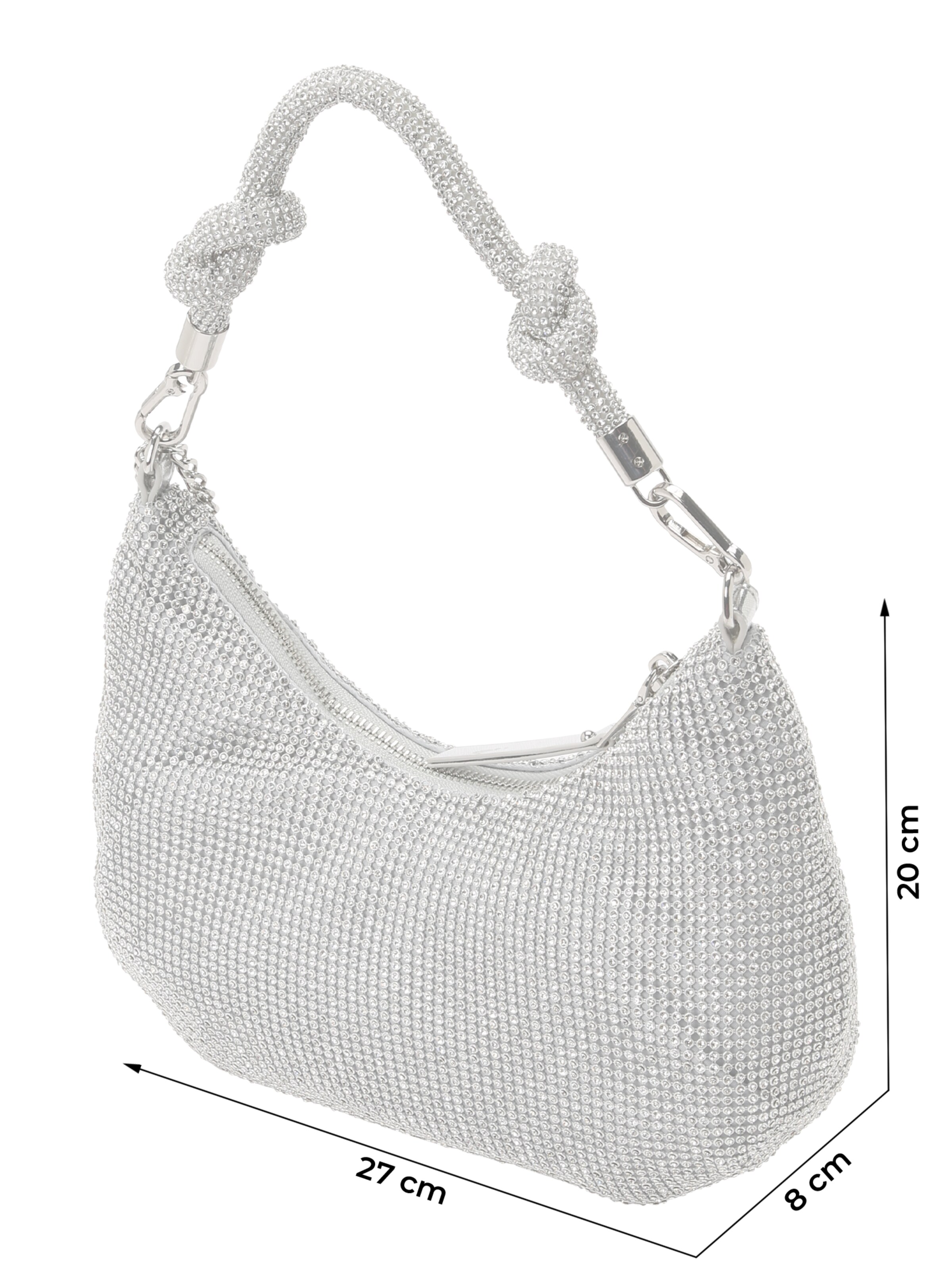 Silberne schultertasche Clearance